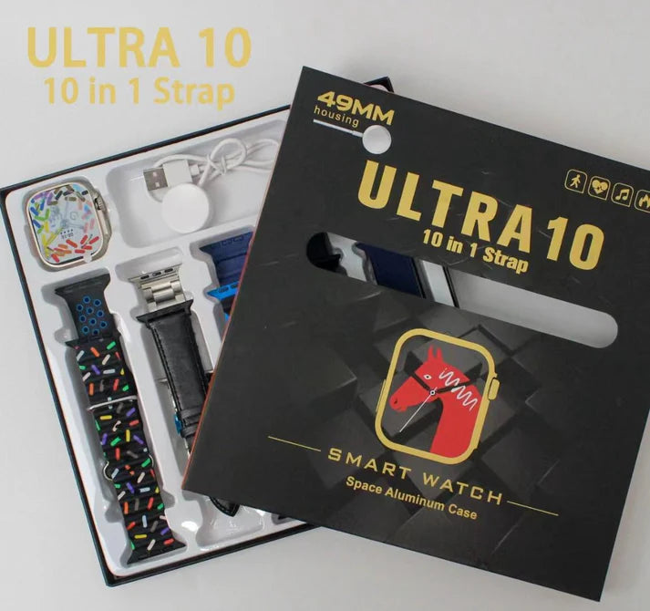 Ultra 10 Smartwatch | 10 in 1 Series 8 big 2.0′ HD Screen