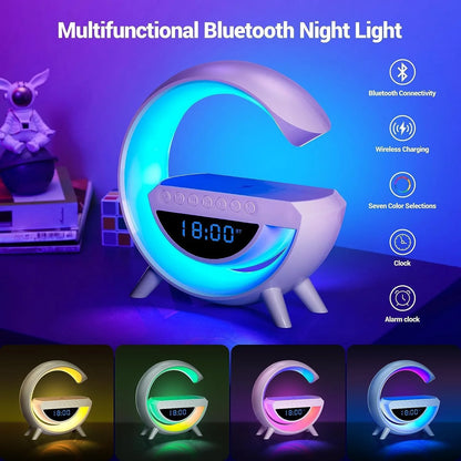 BT 3401 LED Wireless Charging Speaker & Atmosphere Lamp