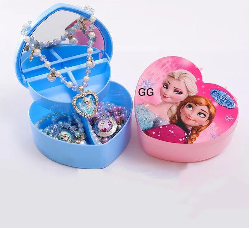 Pack of 2 Jewellery Box for Girls | Heart Shape Jewellery Box