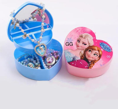 Pack of 2 Jewellery Box for Girls | Heart Shape Jewellery Box