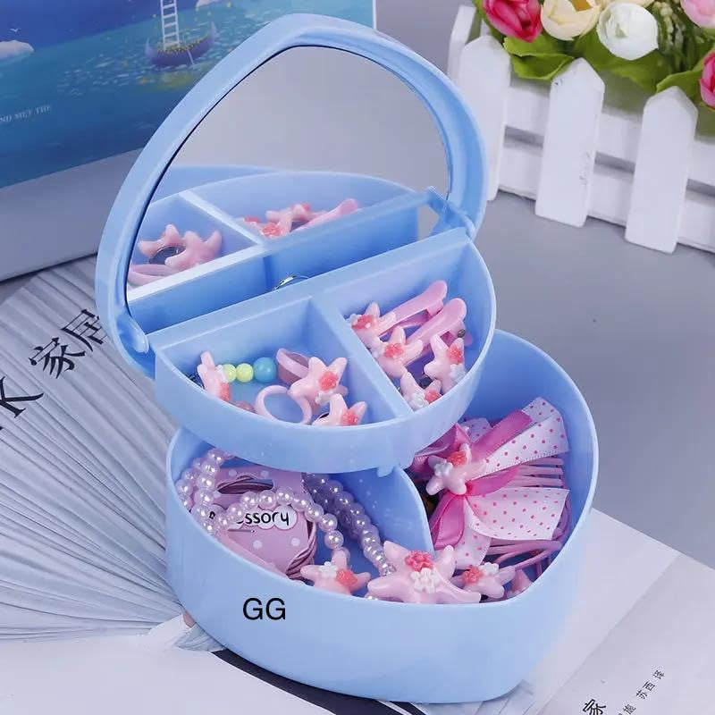 Pack of 2 Jewellery Box for Girls | Heart Shape Jewellery Box