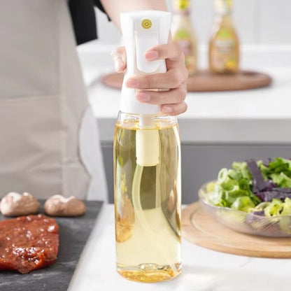 Plastic Glass Kitchen Cooking Spray Bottle |200 ML | BBQ Olive Oil Sprayer & Vinegar Spray Bottle