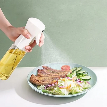 Plastic Glass Kitchen Cooking Spray Bottle |200 ML | BBQ Olive Oil Sprayer & Vinegar Spray Bottle