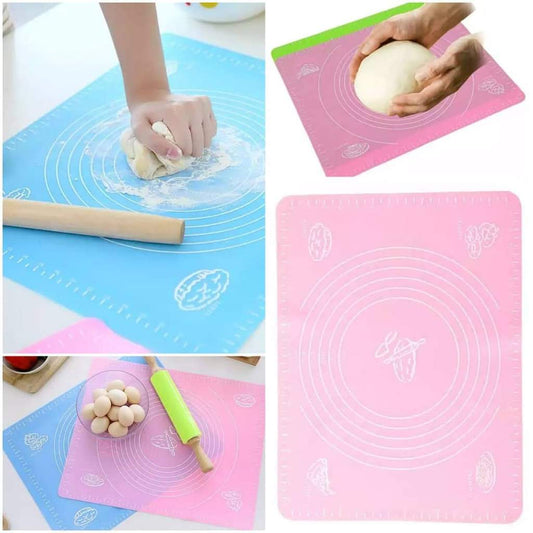 Pack of 2 Roti Mat | Kitchen Mat | Baking Sheet ( Random color) | Heat-Resistant, Non-Stick & Durable