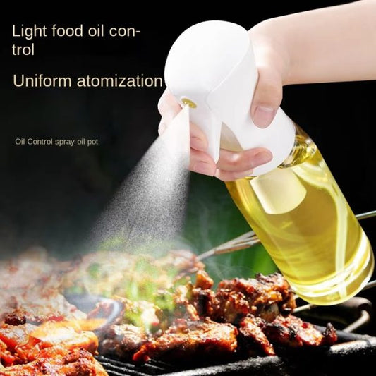 Plastic Glass Kitchen Cooking Spray Bottle |200 ML | BBQ Olive Oil Sprayer & Vinegar Spray Bottle