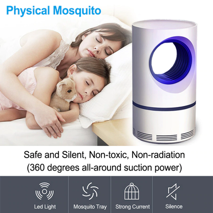 Portable USB Mosquito Killer Lamp - Safe, Silent & Chemical-Free