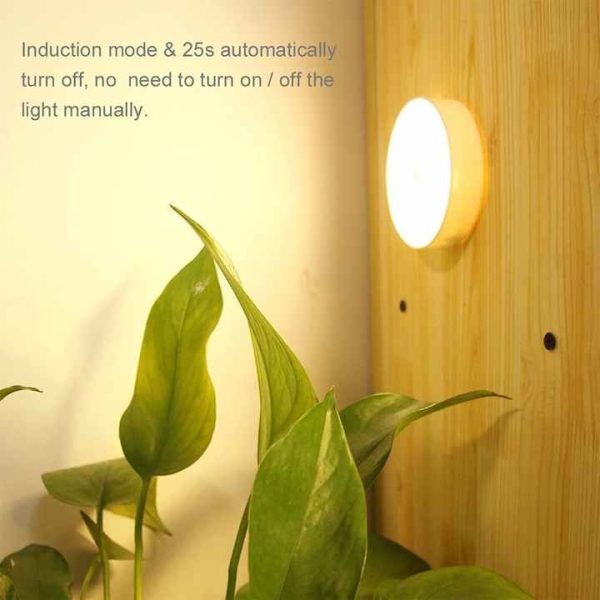 Pack of 2 Intelligent Motion Sensor LED Light - USB Rechargeable & Adjustable